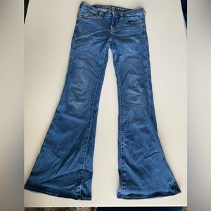 American eagle low rise flare jeans